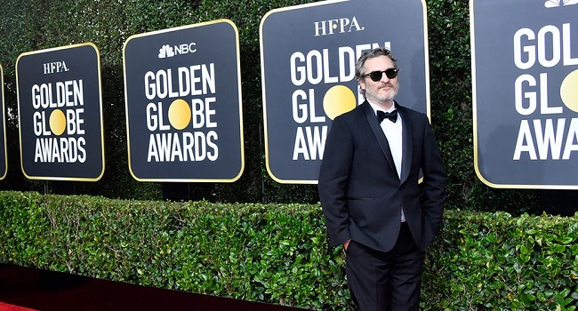 Joaquin Phoenix ai Golden Globe 2020