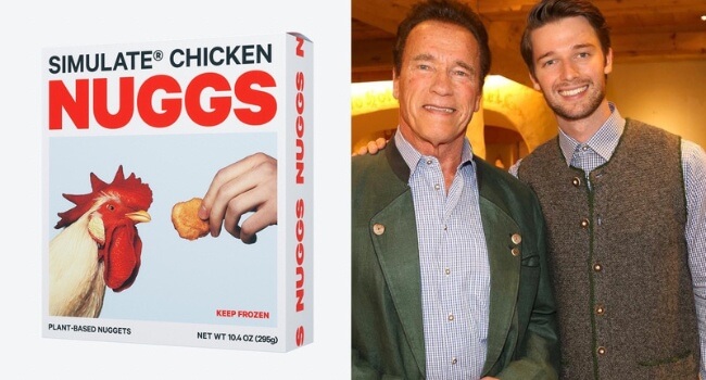 Patrick e Arnold Schwarzenegger sostengono NUGGS