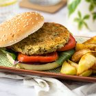 Burger vegani di carciofi e cannellini