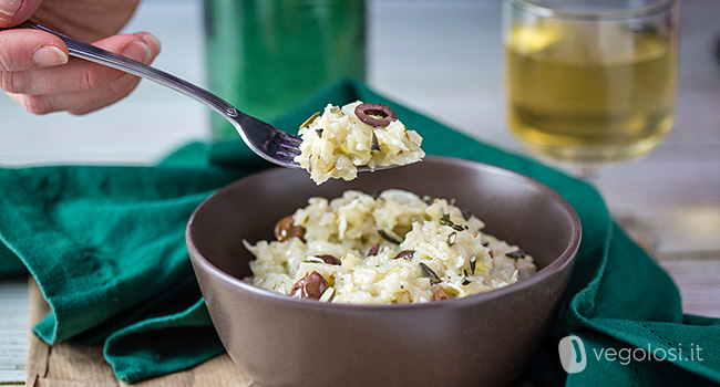 Risotto di cavolfiore al vino bianco