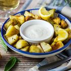 Patate arrosto al limone alla greca