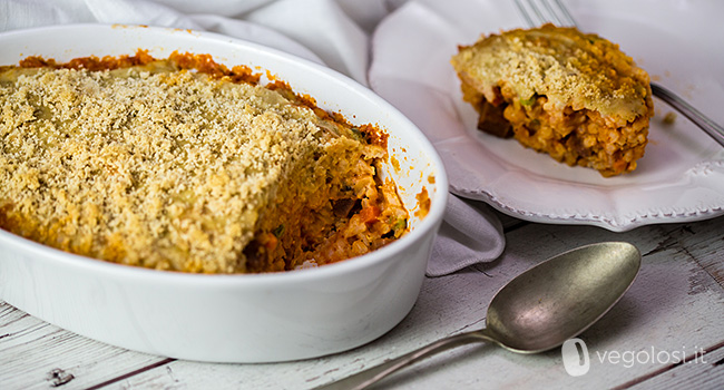 Timballo di riso al forno