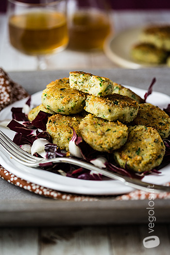 Polpette vegane di patate ai ceci e capperi
