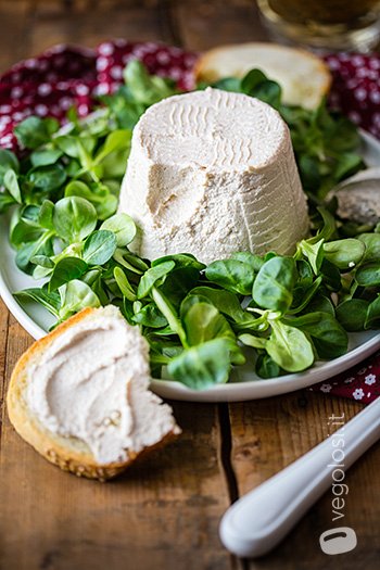 Ricotta vegan di anacardi