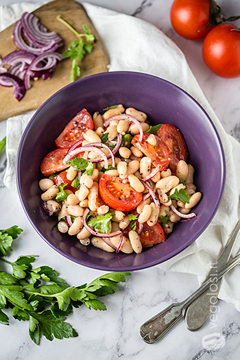 Insalata di cipolle e fagioli alla turca - Piyaz