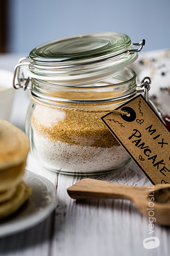 Pancake mix vegan in barattolo