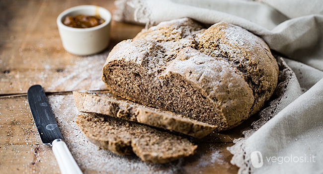 soda bread al grano saraceno