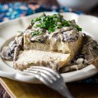 Tofu alla Stroganoff