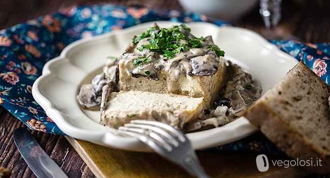 Tofu alla Stroganoff