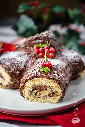 Tronchetto di Natale vegano
