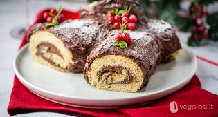 Tronchetto di Natale vegano