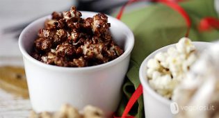 Pop corn dolci al cacao e cannella