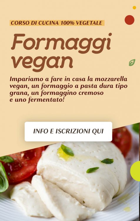 Corso di cucina sui formaggi vegan
