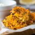Rosti di carote con basilico e arachidi con maionese vegan