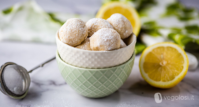 Tartufini al limone e cioccolato bianco