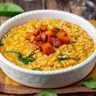 Risotto vegan alle patate dolci arrosto