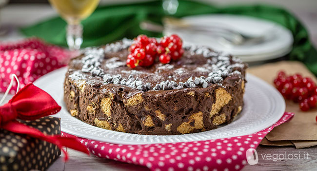 Chocolate Biscuit cake vegana