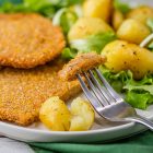 Cotoletta vegana di lenticchie rosse senza glutine