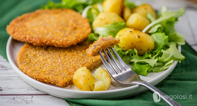 Cotoletta vegana di lenticchie rosse senza glutine