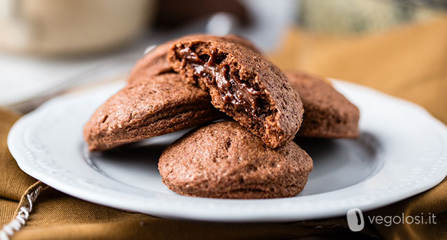 Grisbi vegani fatti in casa al cioccolato