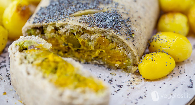 Strudel salato vegan senza glutine