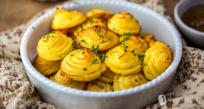 Patate duchessa vegane