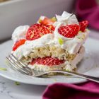 Tiramisù alle fragole con Pan di Spagna