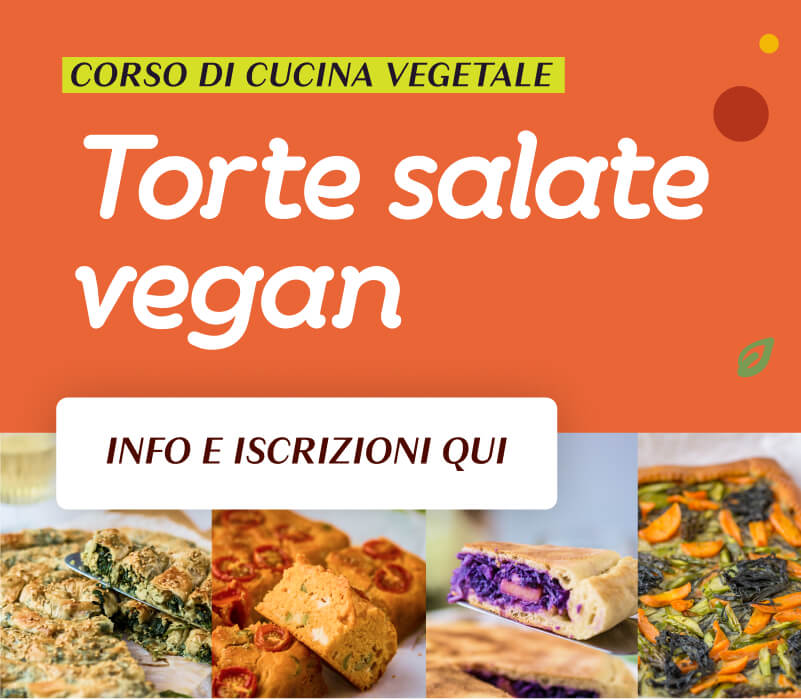 Corso di cucina vegan: torte salate vegan