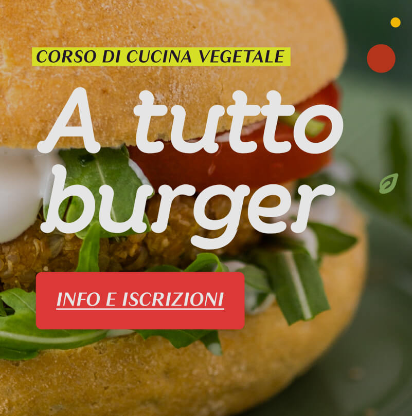 Corso di cucina: a tutto burger vegan