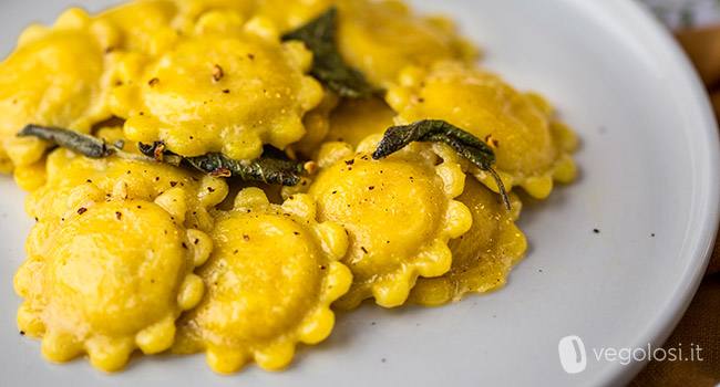 ravioli zucca e mela