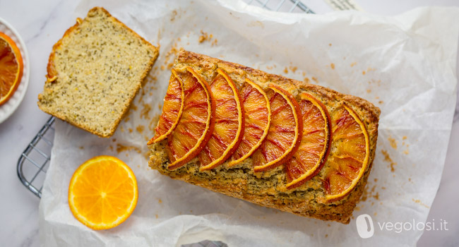 Plumcake vegan allo yogurt e arance rosse