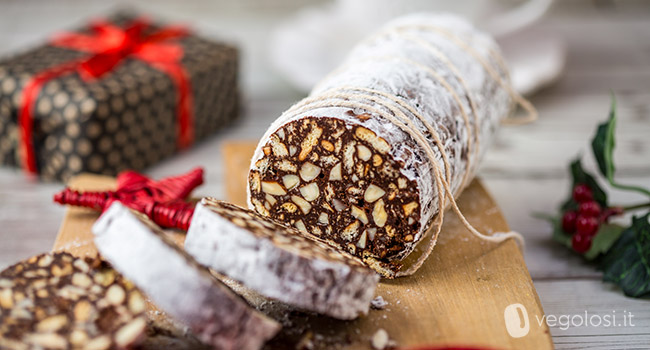 Salame vegano gingerbread