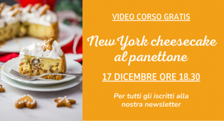 Webinar di pasticceria vegan di Natale gratuito 2025: cheesecake al panettone!