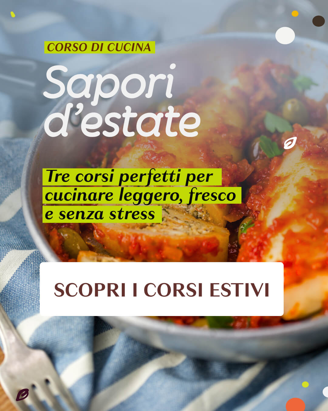 Corsi di cucina vegani estate