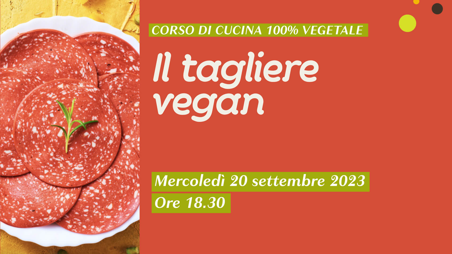 corso tagliere vegan